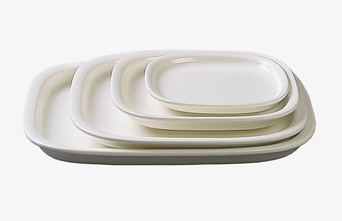 柳宗理 セラミック プラター 5枚セット 白 ceramic japan セラミック・ジャパン 白黒 plate M 柳宗理 プレート