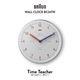 �ڳݤ��եå��ץ쥼��ȡ�BRAUN �֥饦�� WALL CLOCK BC26TW Time Teacher ������ƥ������㡼 �������륯���å� �ǥ�����������ॹ ���ʥ��� �ɳݤ����� ñ������<br>���������ץ������Υǥ��������Ѥ����֥�����ƥ������㡼�ץ��꡼���ڥ��ե��ý���