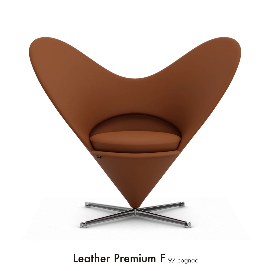 Heart Cone Chair ハートコーンチェア Leather Premium F / vitra