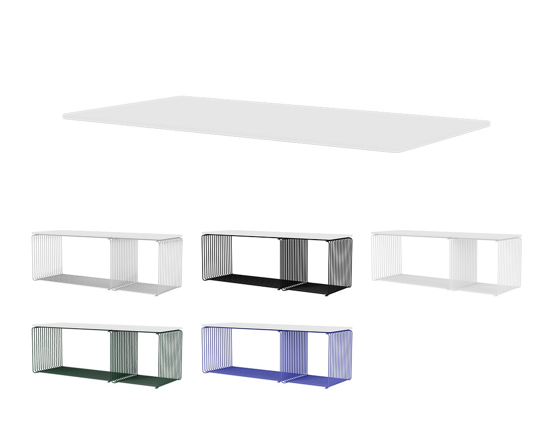 Montana ��󥿥� Panton Wire Double Top Panel VPWT2 �ѥ�ȥ�磻�䡼���֥�ȥåץѥͥ� ŷ�� W70cm��D34.8cm Verner Panton �������ʡ����ѥ�ȥ�