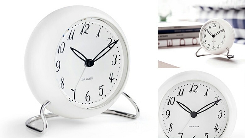 AJå43670LK/륱 110mm TABLE CLOCK ͡䥳֥/ARNE JACOBSEN<br>43670<br>֤/ܳФޤ/å/WATCH/̲/ǥޡ//LED/顼ڥӥ˼бʡۡRCP