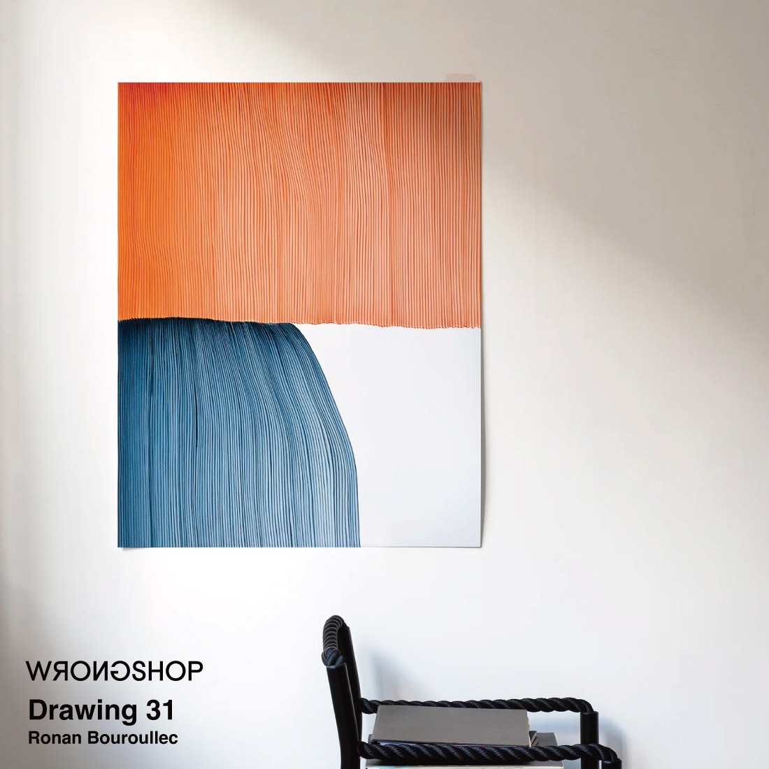 【特注フレームセット】Drawing31 ポスター / WRONGSHOP ロングショップ / Ronan Bouroullec ロナンブルレック