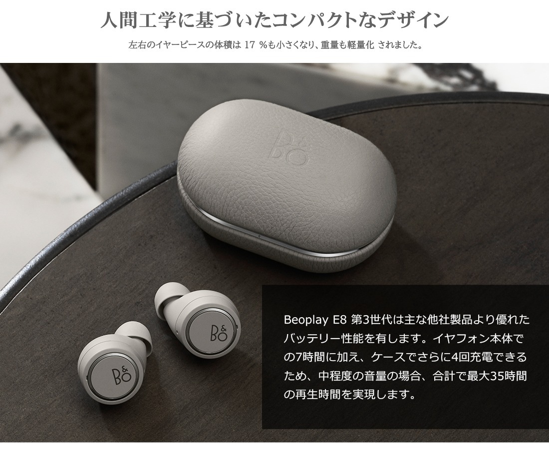 GOLDTONEо졪BANG & OLUFSENBeoplay E8 3rd Gen Bluetooth 5.1 ե Х󥰡ե ۥ QiʥбI P54 Źʡ2ǯݾڡ Bang & Olufsen/磻쥹/֥롼ȥ