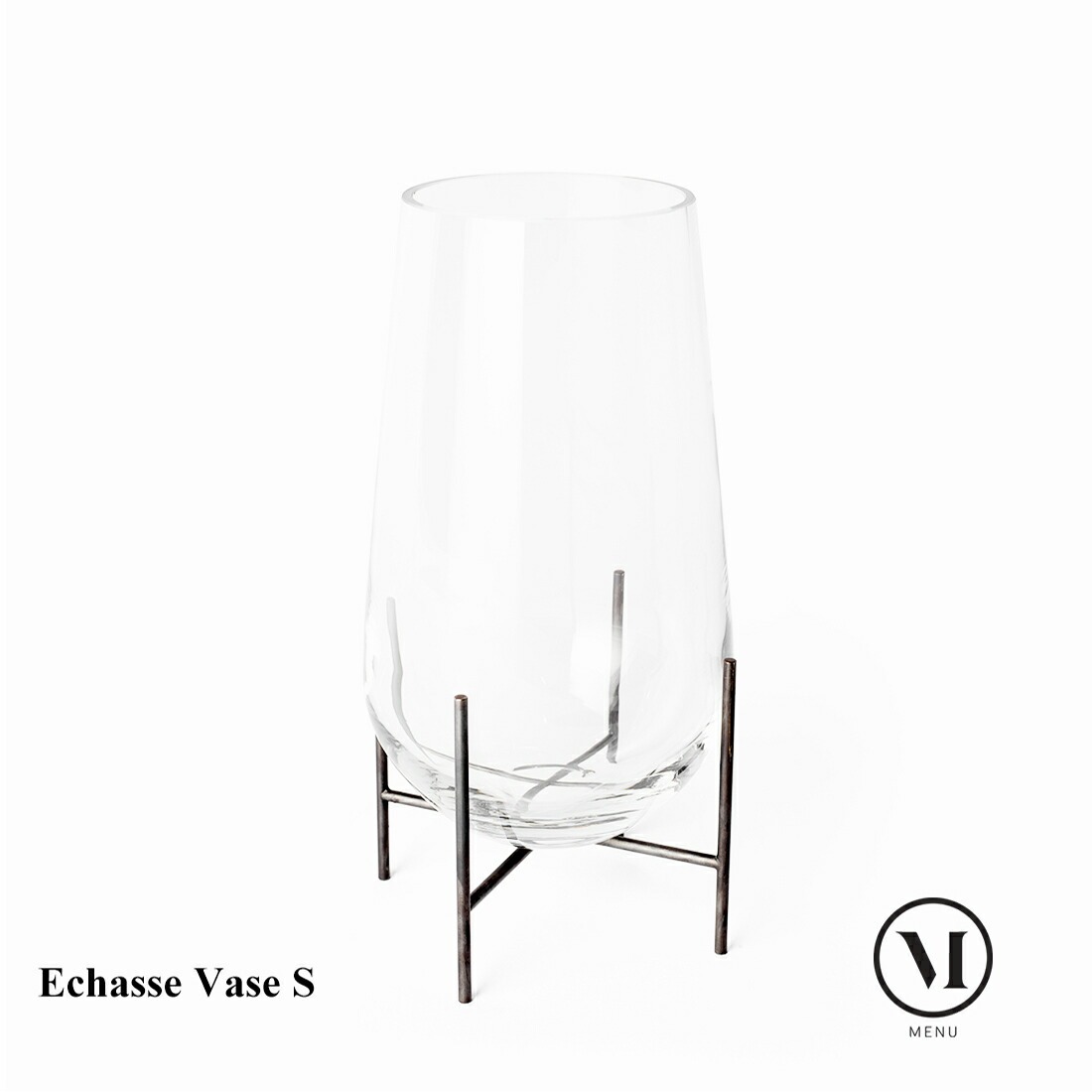 Audo Copenhagen Echasse Vase S clear �����㥹�١��� S������ ���ꥢ 4789039 �֤Ӥ� ���� �ե��١���