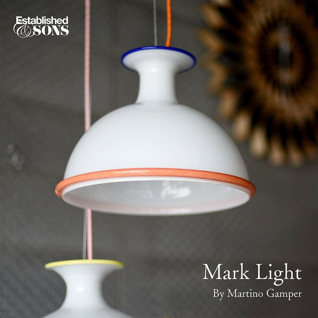 Established&Sons Mark Light �������֥�å���ɥ���ɥ��� �ޡ������饤�� Martino Gamper �ޥ�ƥ����Ρ�����ѡ� ���� ���饹 �ڥ����ȥ饤�� ����