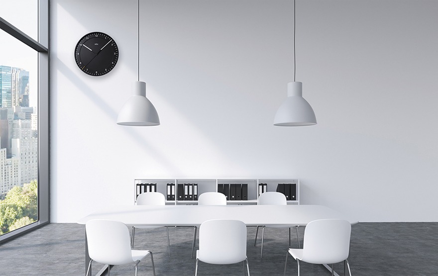 【新品・廃盤】BRAUNブラウン 掛時計 シンプル インテリア モダン ホワイト BRAUN（ブラウン） 時計 BRAUN WALL CLOCK ウォールクロック 掛け時計