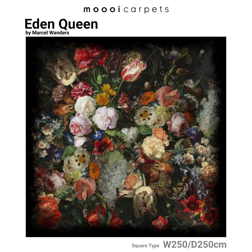 �ڥ����ݥ������Բġۡ�����Բġۡ�moooi/�⡼����Eden Queen ���ǥ󥯥����� �����ڥå� �������� 250��250cm<br>Marcel Wanders/�ޥ륻�롦��������/SFAC-EQ250250/��ߡ�RCP��