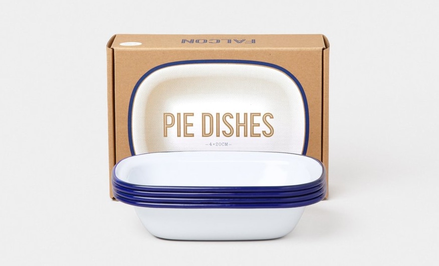FALCON ファルコン】パイ皿 《ホワイト》Enamelware エナメルウェア