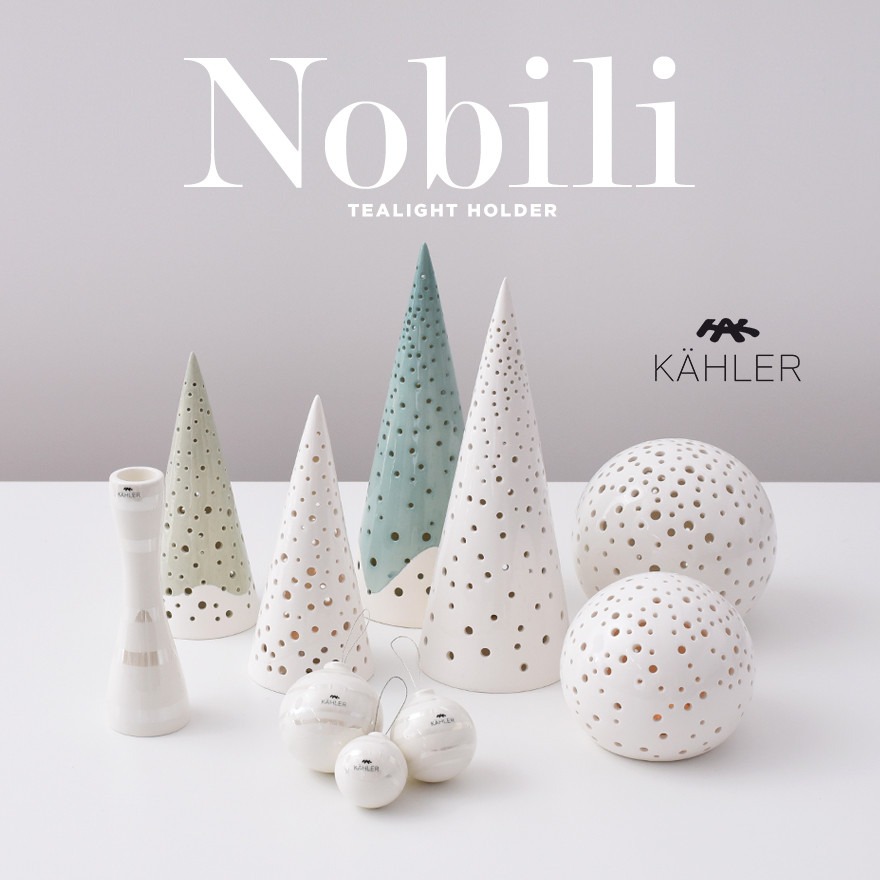 KAHLER 顼 NOBILI TEALIGHT HOLDER ICE MEDIUM<br>:15321 M ߥɥ Υӥ ƥ饤ȥۥ ɥۥ<br>󥿥 ɥ ̲ ǥޡڥӥ˼бʡۡRCP