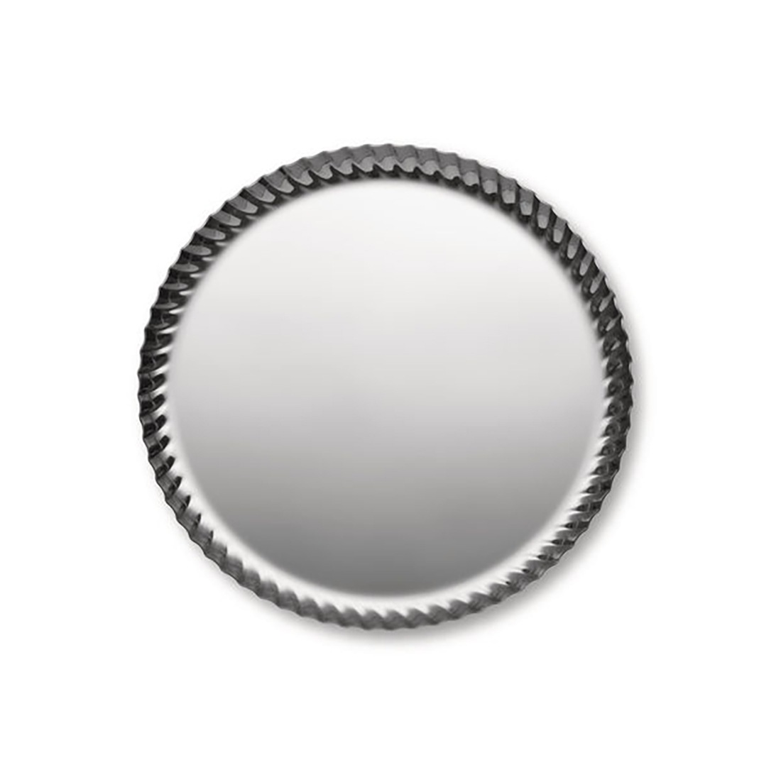 PLEATS ラウンドトレイ（直径31cm）シルバー / ALESSI アレッシ / Jin