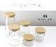 ROSENDAHL COPENHAGEN  륳ڥϡ GRAND CRU STORAGE JAR with oak lid 0.5L<br>󥯥 ȥ졼㡼 ˥ 饹 åǼ ̲RCP