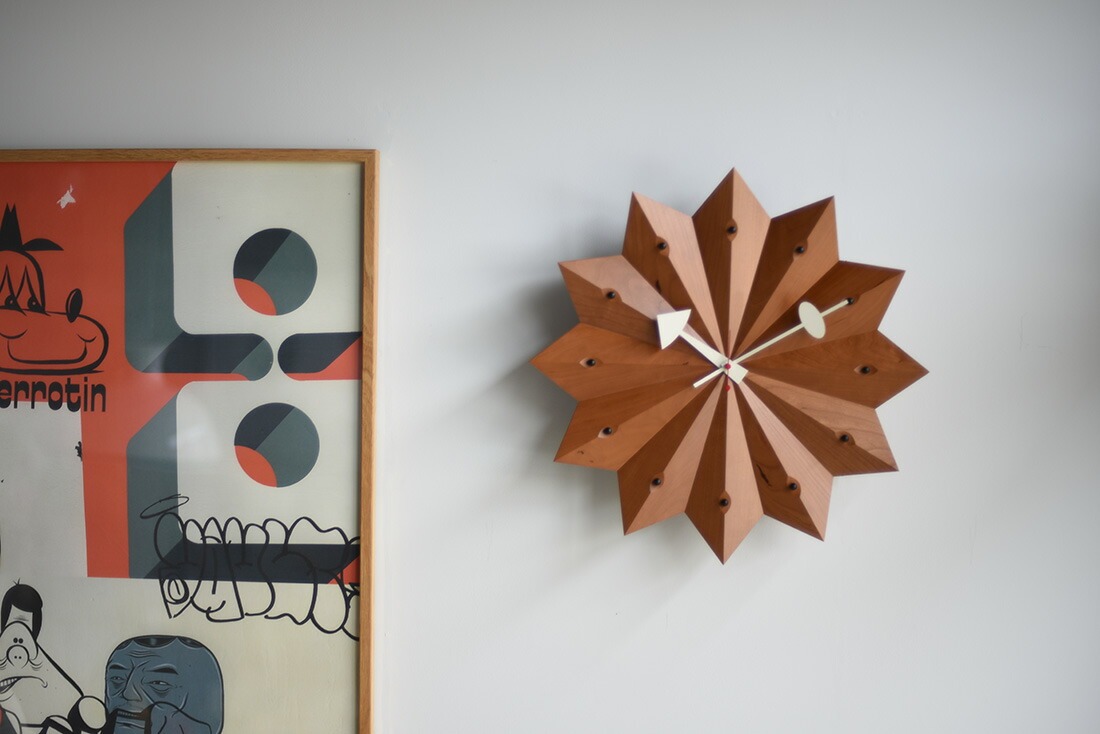 掛けフックプレゼント】Vitra ヴィトラ Wall Clocks Fan Clock ファン