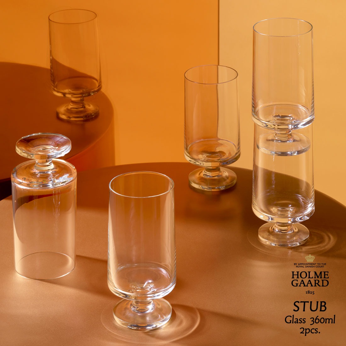 HOLMEGAARD ホルムガード STUB 360ml × 2pcs glass GRATHE MEYER