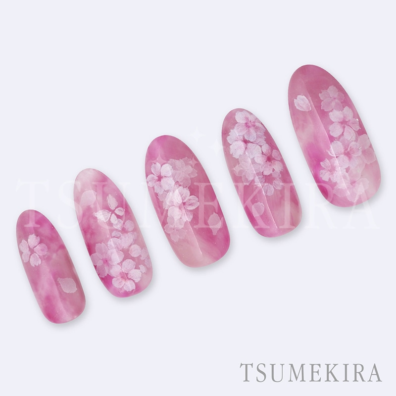 ツメキラ ネイルシール NN-HIR-001 平山愛 プロデュース 淡雪桜