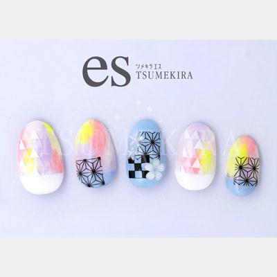 Dm便 Tsumekira Es ツメキラエス ネイルシール 和柄帯 Es Wob 101 アイテム別カテゴリ ネイルアート用品 ネイルシール シャイニージェル公式ショップ本店 セルフネイル用ジェルネイルキットと言えばシャイニージェル