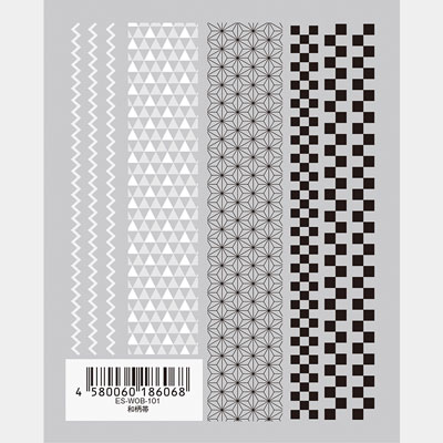 Dm便 Tsumekira Es ツメキラエス ネイルシール 和柄帯 Es Wob 101 アイテム別カテゴリ ネイルアート用品 ネイルシール シャイニージェル公式ショップ本店 セルフネイル用ジェルネイルキットと言えばシャイニージェル