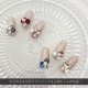 煌めきストーン RoundS ネイルジュエリー ネイルパーツ／全6色