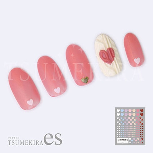 TSUMEKIRA es（ツメキラエス）：ネイルシール ハート1／ES-HEA-101