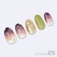 ネイルシールES-SAL-001 シアーモミジ  ホワイト