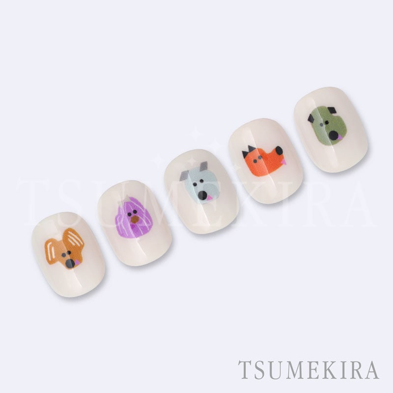 ツメキラ ネイルシール NN-LUX-001 luxury nailプロデュース funny dog