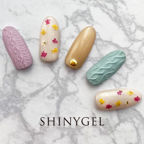 ネイルしてるだけで温かくなりそう ニット柄ネイル 特集 ネイルアートデザイン シャイニージェル公式ショップ本店 セルフネイル用ジェルネイル キットと言えばシャイニージェル シャイニージェル公式ショップ本店のジェルネイル通販