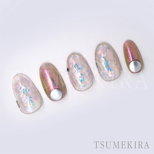 Dm便 Tsumekira オーロラホロ ツメキラ ネイルシール Hanakoプロデュース オーロラフィルムシール モードカット Oh Hnk 102 アイテム別カテゴリ ネイルアート用品 ネイルシール シャイニージェル公式ショップ本店 セルフネイル用ジェル ネイルキットと言えば