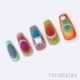 ネイルシール NN-NAN-003 YOSHIKO NANBUプロデュース グラデーションフレンチ ホワイト