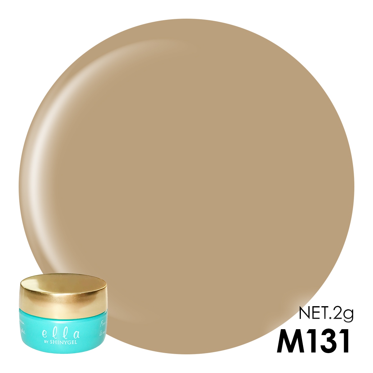 ella BY SHINYGEL：カラージェル　M131　モダンサファリ（エラバイシャイニージェル） [UV／LED対応○] $