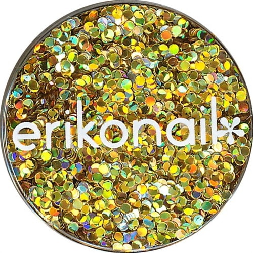 erikonail（エリコネイル）：ジュエリーコレクション／ホロゴールドスパークル 丸 1mm（ERI-69） $