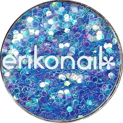 erikonail（エリコネイル）：ジュエリーコレクション／ブルーオーロラ 六角 S（ERI-86） $