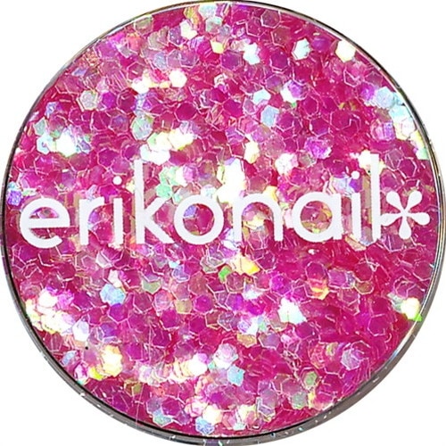 erikonail（エリコネイル）：ジュエリーコレクション／ピンクオーロラ 六角 S（ERI-87） $