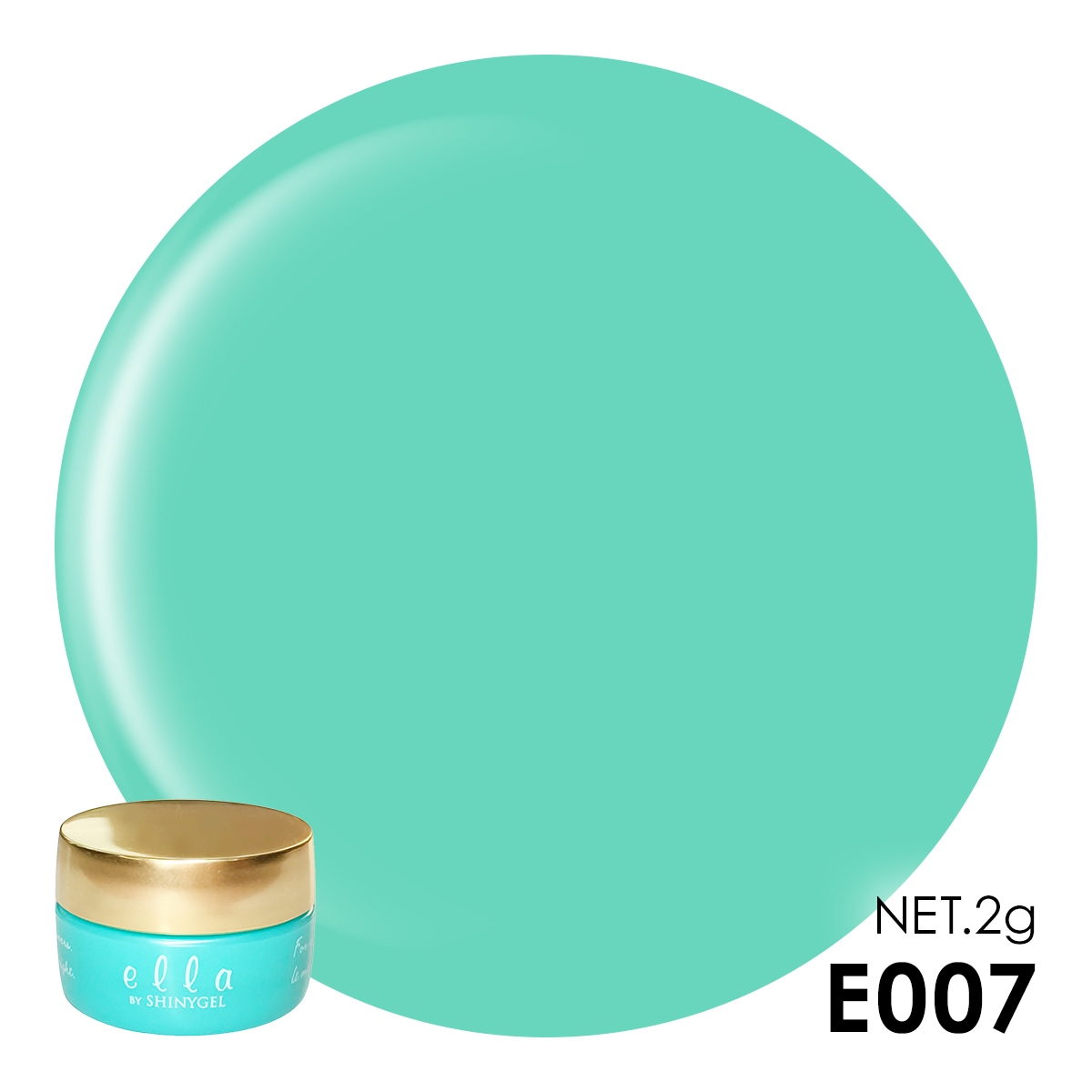 ella BY SHINYGEL Color Gel 2g ／ E007 Aqua