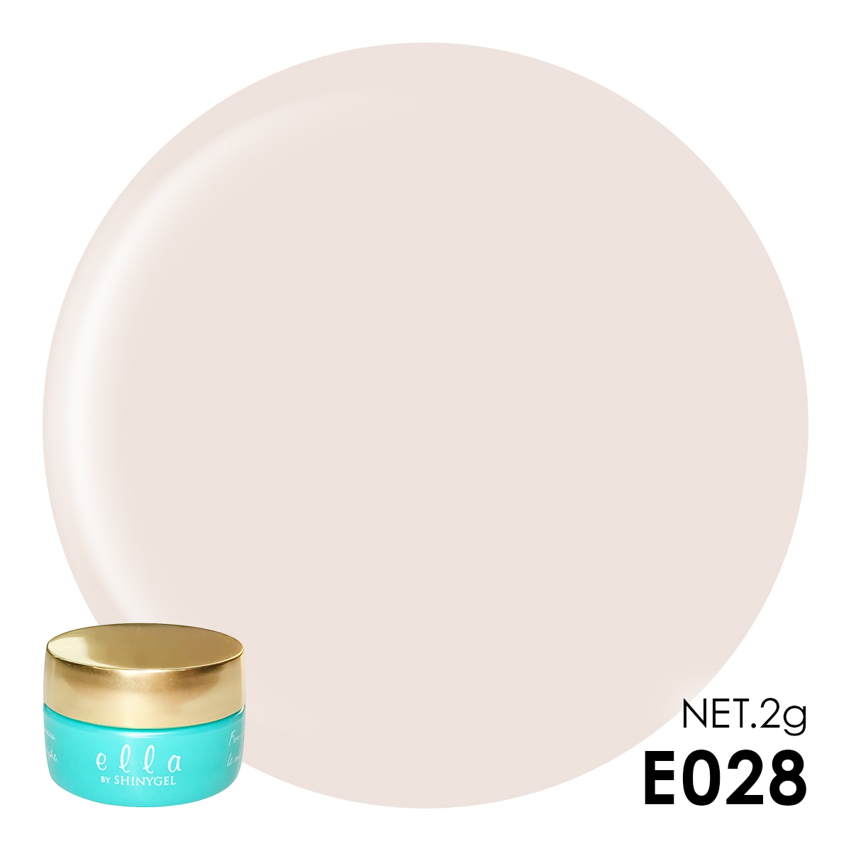 ella BY SHINYGEL Color Gel 2g ／ E028 Sand Beige