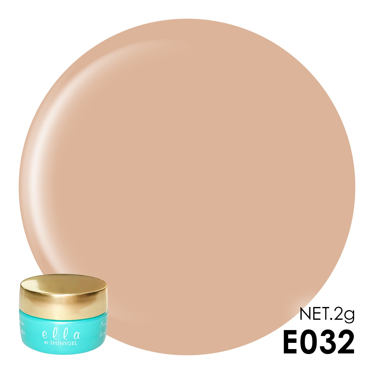 ella BY SHINYGEL Color Gel 2g ／ E032 Nude Normal