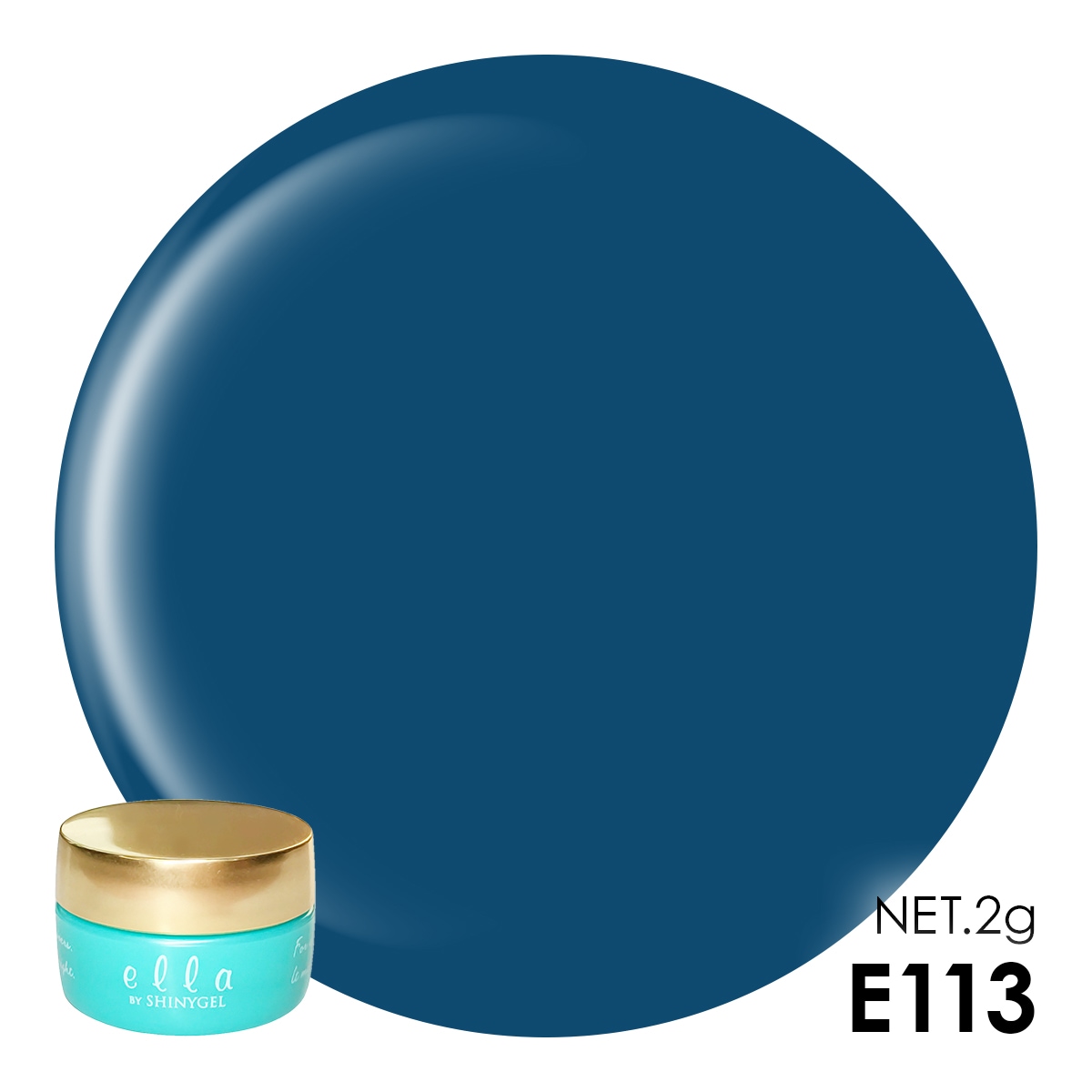 ella BY SHINYGEL Color Gel 2g ／ E113 Blue Ash