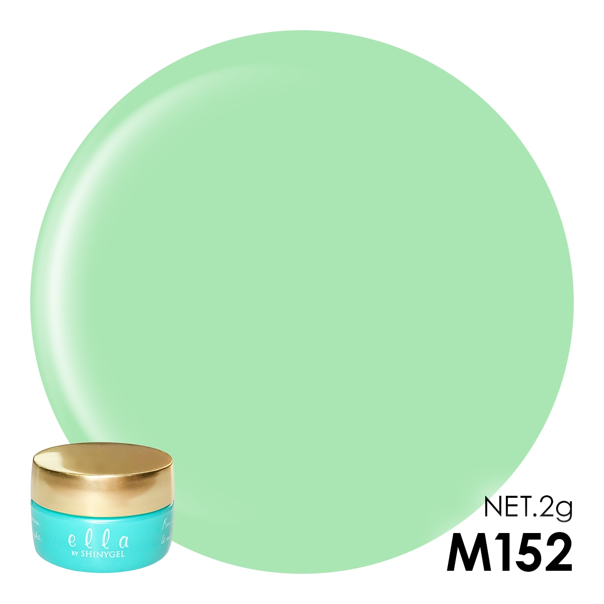 ella BY SHINYGEL Color Gel 2g ／ M152 Luxury Dull Mint