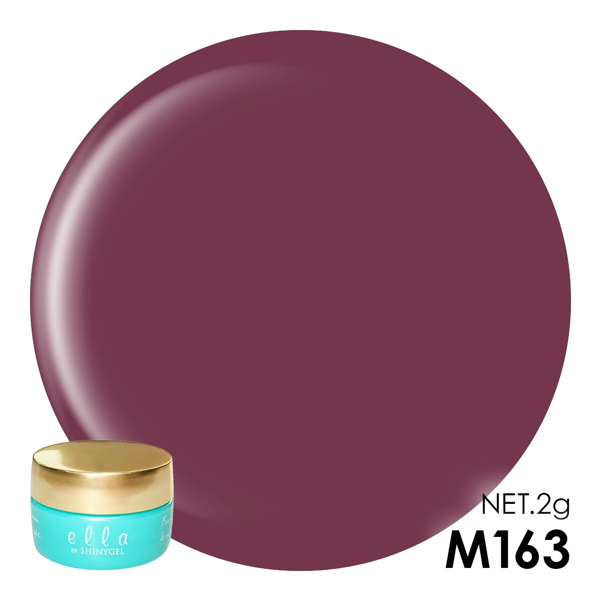 ella BY SHINYGEL Color Gel 2g ／ M163 Classical Berry