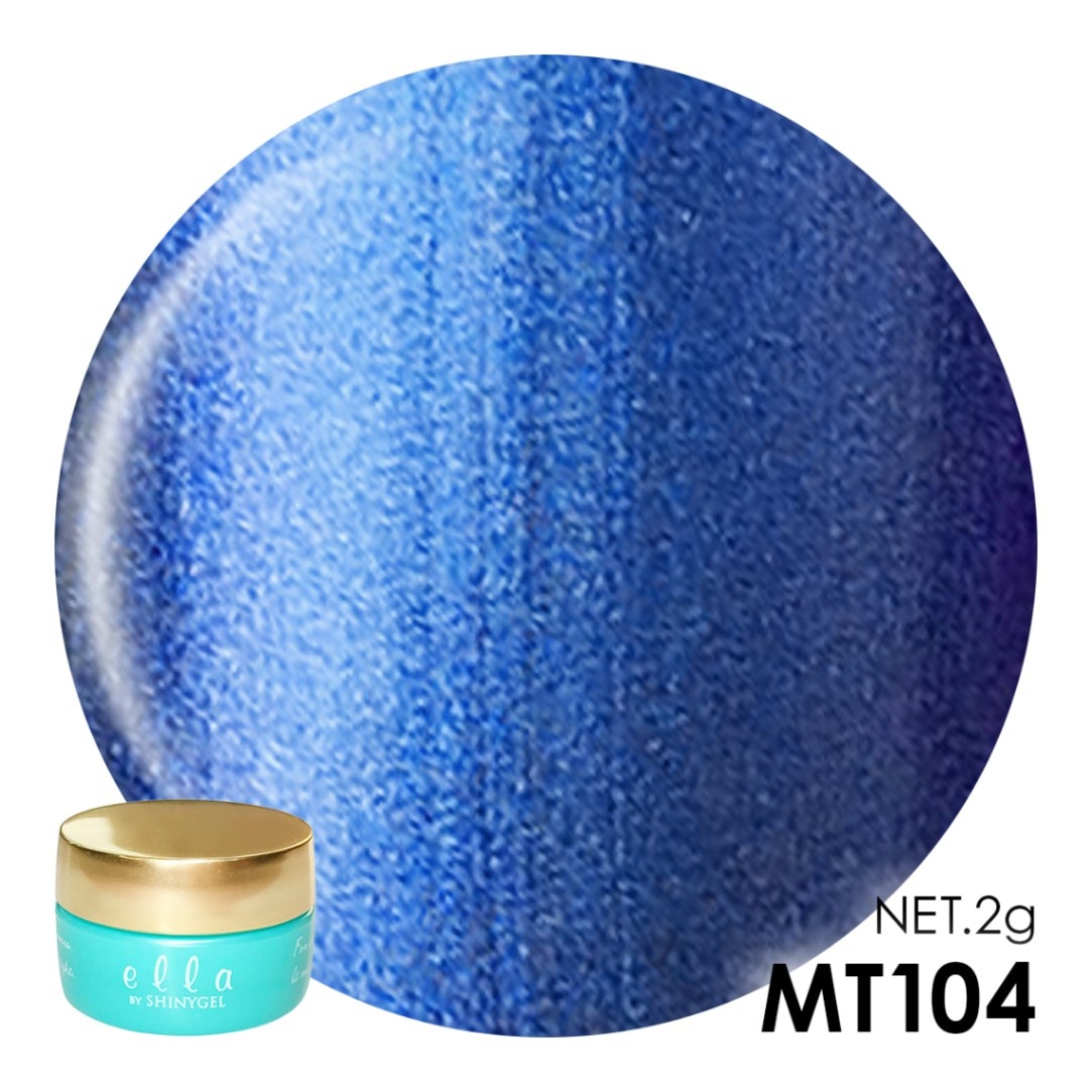 ella BY SHINYGEL Color Gel 2g ／ MT104 Blue Metal