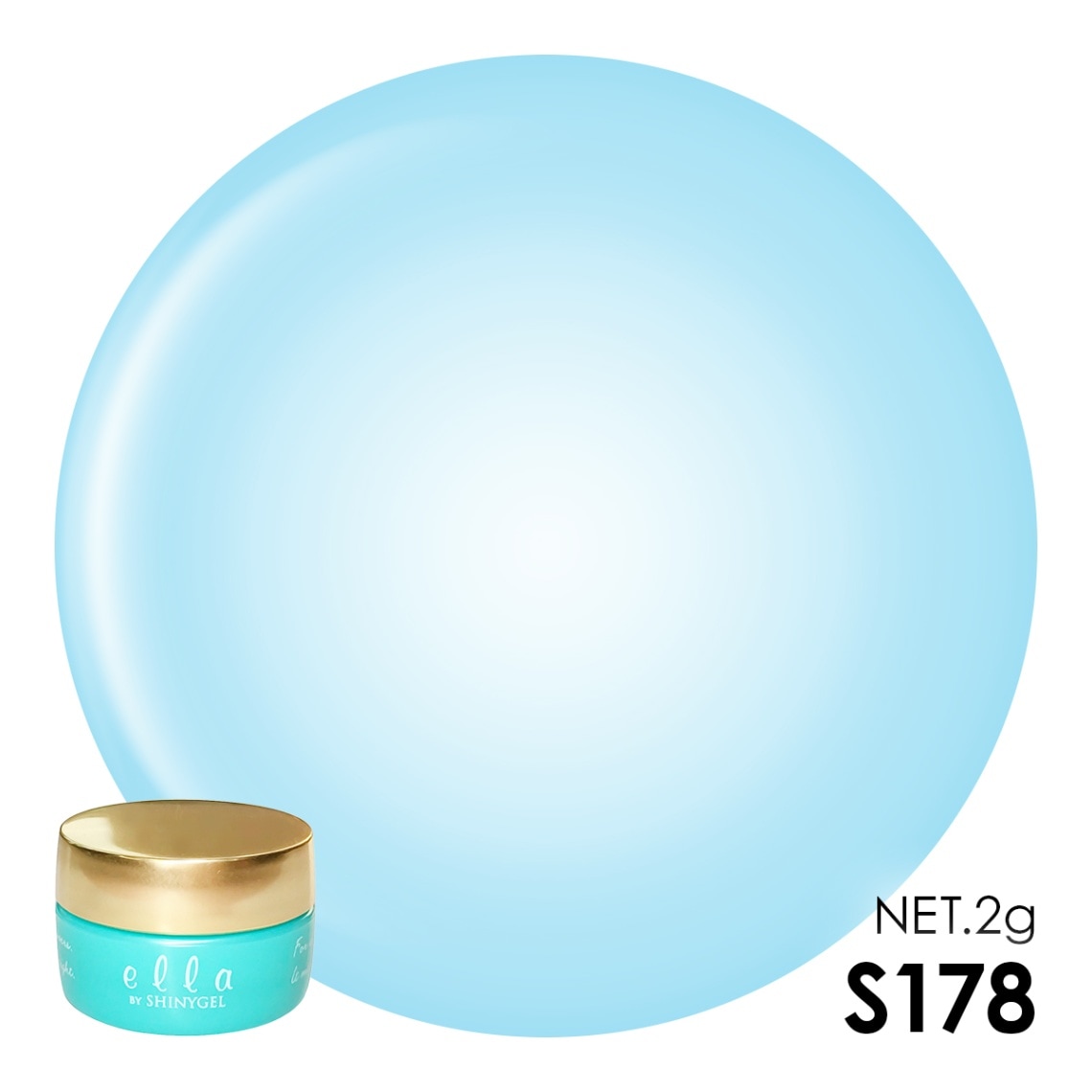 ella BY SHINYGEL Color Gel 2g ／ S178 Water Splash