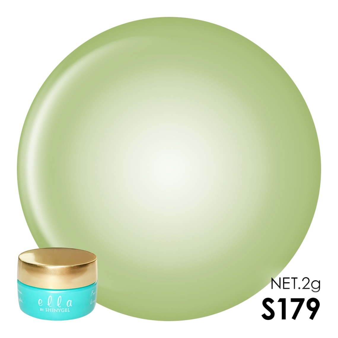 ella BY SHINYGEL Color Gel 2g ／ S179 Water Leef
