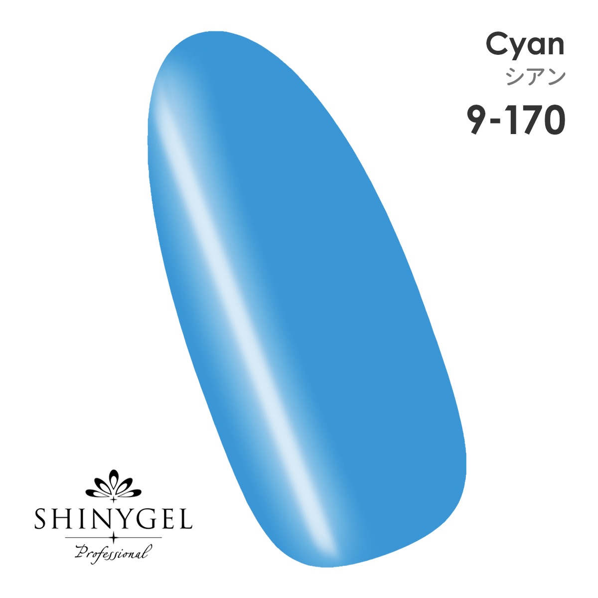 SHINYGEL Professional Color Gel 4g ／ Cyan 9-170