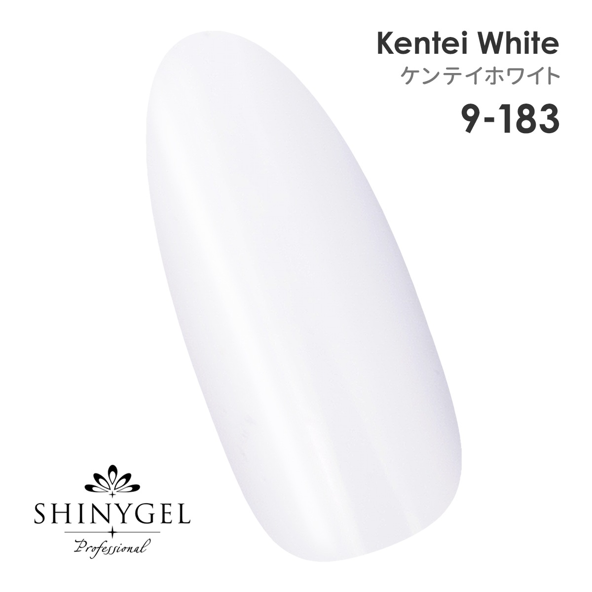 SHINYGEL Professional Color Gel 4g ／ Kentei White 9-183
