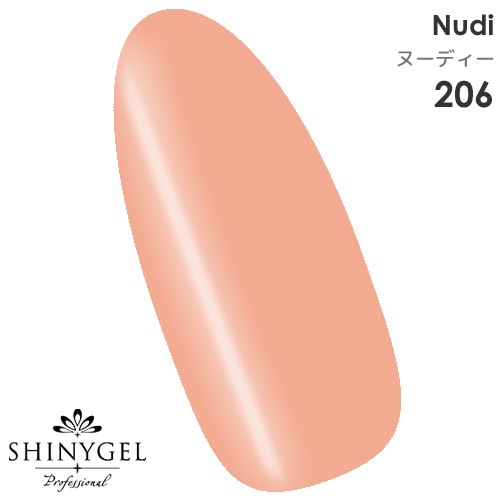 SHINYGEL Professional Color Gel 4g ／ Nudy 9-206