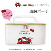 【コラボ☆HELLO KITTY×SHINYGEL】（ハローキティ×シャイニージェル）：収納ポーチ $