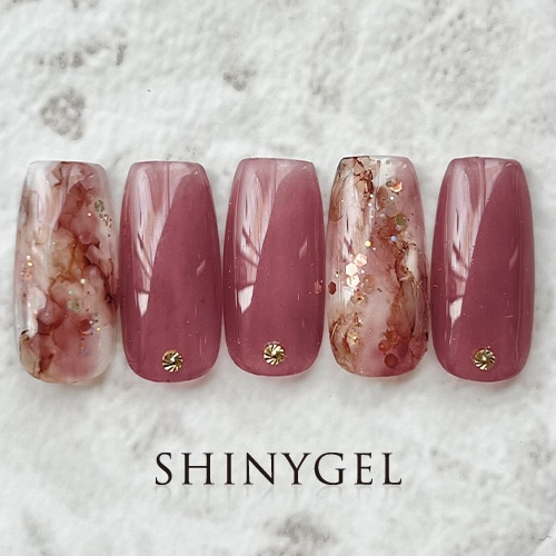 ニュアンスプラム | ネイルアートデザイン | SHINYGEL PRO SHOP