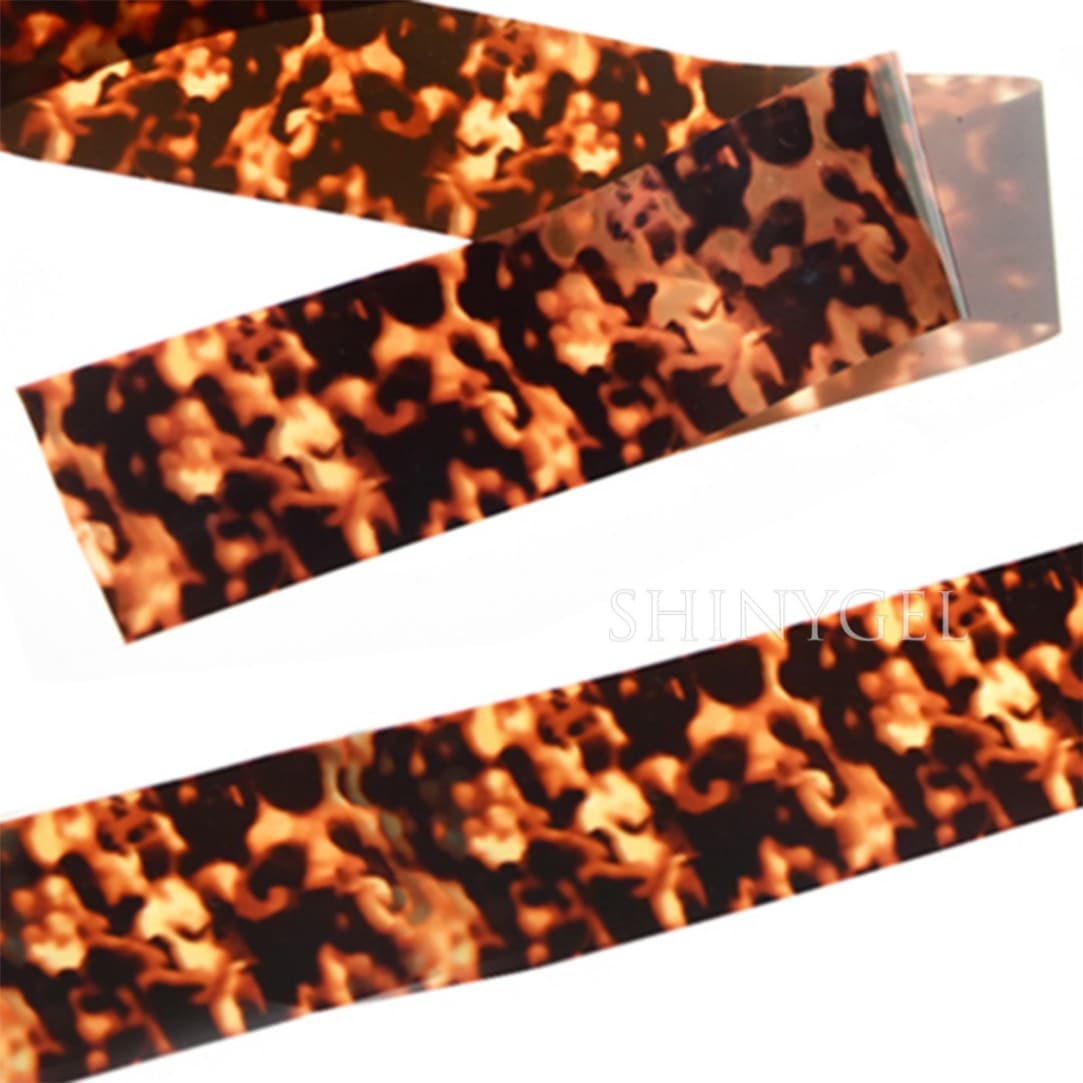 べっこう柄ホイル／ブラウン 50cm