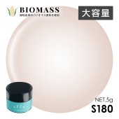 【大容量】ella BY SHINYGEL：バイオマスカラージェル　S180　ウォーターシナモン（エラバイシャイニージェル） [UV／LED対応○] $