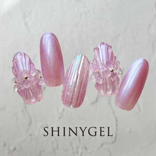 クリアフラワー | ネイルアートデザイン | SHINYGEL PRO SHOP