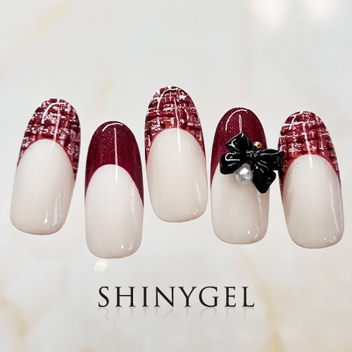 あったかツイードネイル