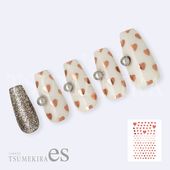 TSUMEKIRA es（ツメキラエス）：MEGU NAIL プロデュース メグハート ピンクゴールド（ジェル専用）／ES-MGN-014